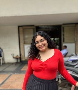 Red Long Sleeve Top