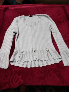 🌸 Cute Girl's Knitted Sweater
