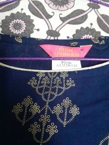 Elegant Blue Printed Kurta