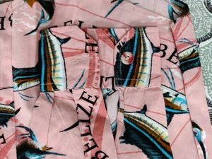 Cotton Shirt With Foldable Sleeves