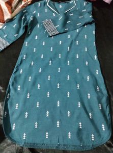 Green Printed Dress