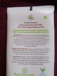 Mamaearth Rice Water Face Wash  Use Al Skin Type