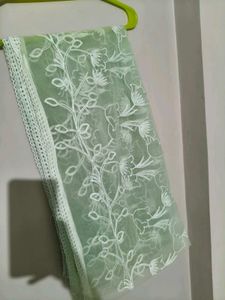Embroidered Kurta Pant And Dupatta Set
