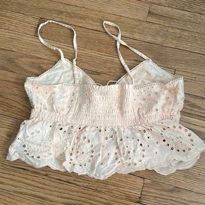 Peach Crop Top