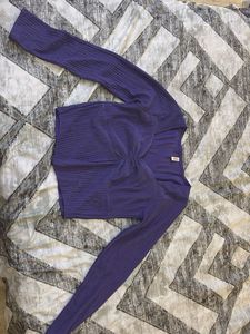 Purple Long Sleeve Top