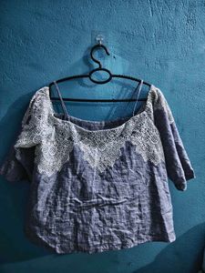Lace Trim Top