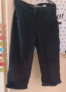 Black Cropped Pants