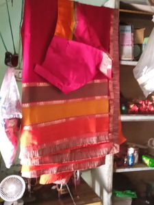 New Sari With Blouse
