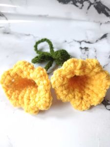 Combo Of Lily And Rose Bag Charm Keychain
