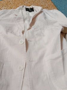 white blazer