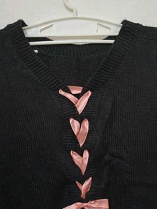 Black Baggy Korean Cardigan🎀