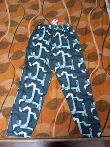 Patterned Casual Pants