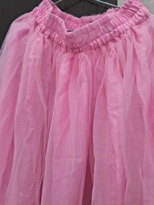 Pink Tulle Skirt