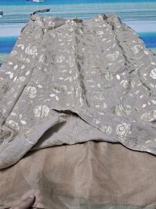 A Floral Long Skirt