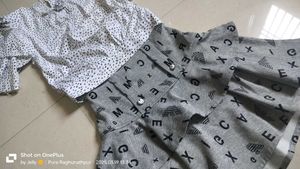 Girls Skirt Top Combo