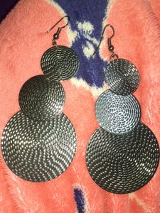 Round Metal Earrings