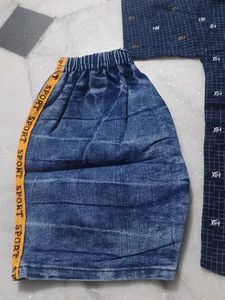 Cute Boys Shirt &amp; Jeans Set