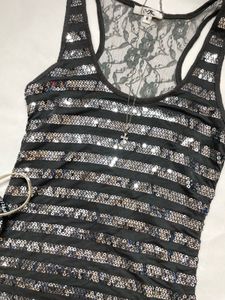 Sequin Ibiza Y2k Top