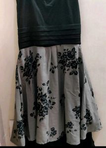 Black And Grey Bodycon/Dress/One Piece