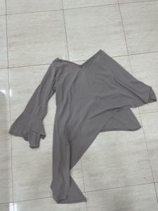 ✨ Avant-Garde Charm: One-Shoulder Draped Blouse ✨