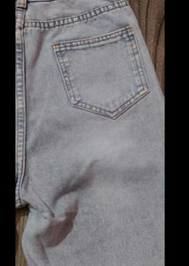 Embroidery Straight Leg Jeans