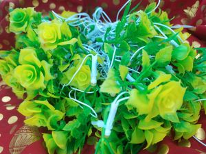 Dormen India 20 Meter LEDs Green Color Flower Fairy String Lights for Indoor Festival, Diwali, Eid, Christmas, Party, Home Decor for Outdoor & Indoor