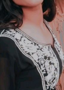 A Georgette Black Tunic