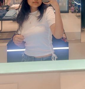 Cute White Cropped Top