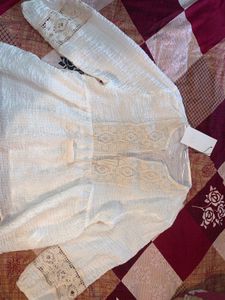 ZARA Boho Embroided Top