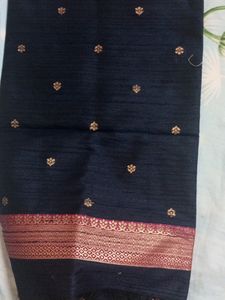 Dark Blue Saree in extreme good condition.