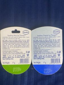Vaseline Lip Therapy - Two Pack