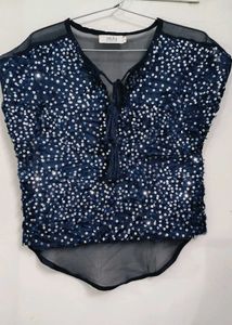 Sequin Embellished Top Unused