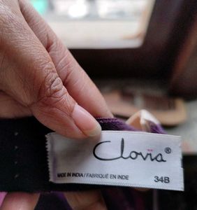 Lightly Used Wine Coloured Padded Bra - 34B