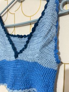 New Woollen Crop Top