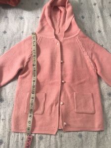 Pink Knit Hoodie