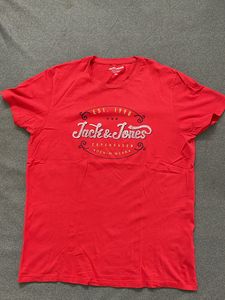 This is a Jack & Jones Casual Tshirt In Red.