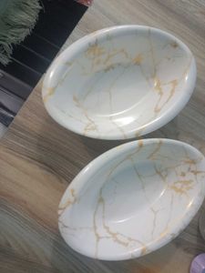 Marble Decorative Bowls (Set of 2)