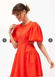 Chic Orange Dress