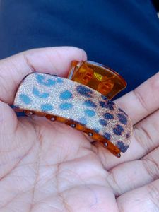 Leopard Print Hair Claw Clip