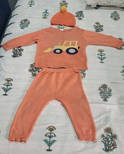 Kids Cute Tractor Outfit