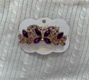 Purple Butterfly Hair Clip