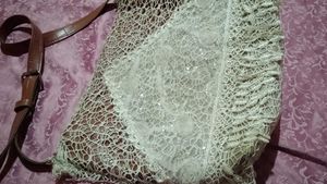 Crochet Floral Handbag