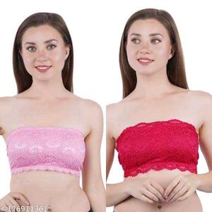 Floral Lace Net Brand Bra