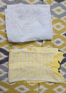 Yellow Embroidered Kurta Set
