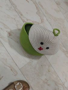 Cute Bunny Storage Box - Green