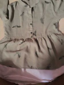 Feather Print Top