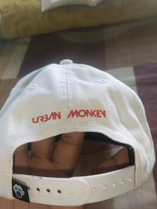 Urban Monkey White Cap 80% Off 🥳🥳🥳