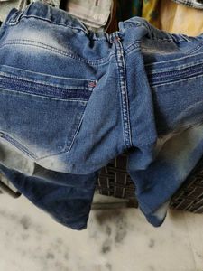 Patchwork Denim Jeans