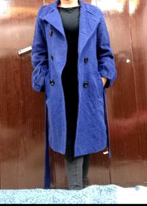 Navy Blue Trench Coat 🔥