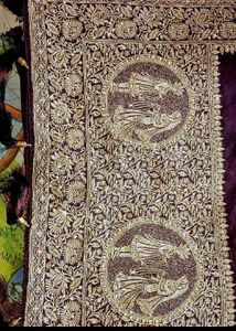 New Newly bride wine shade saree with designer blo